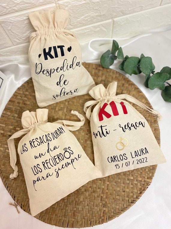 Kit Anti-resaca, recuperación anti resaca, fiesta survival, Bolsas de  despedida de soltera, boda personalizada, detalle invitados boda -   México