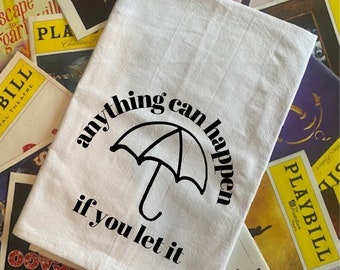 Cualquier cosa puede suceder Toalla de té