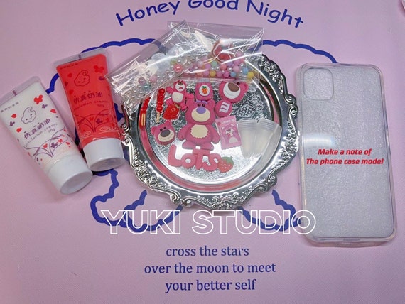 Decoden Cream Glue and Charms Kit ,decoden Kits for Beginners