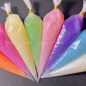 60 G  Glitter Jelly Based Cream Glue,Fake Whipped Cream,Glue for Decoden phone Cases