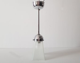 Art Deco style hanging lamp, ceiling lamp, pendant light, mid-century vintage 50s/60s