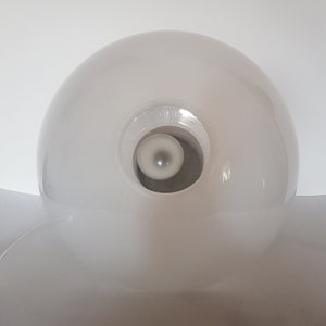 Extra large table lamp made of mouth-blown Murano glass, Limburg Germany 70s image 10