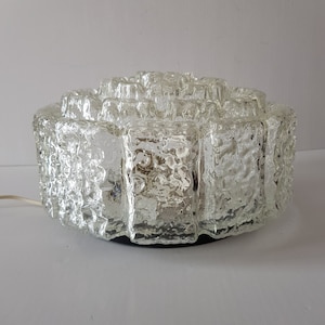 Extra Large Ceiling or Wall Lamp Glashütte Limburg Germany 60s