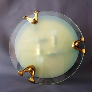 Extremely rare mid-century ceiling lamp by Schröder & Co. Germany 1970s