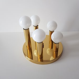 Mid-Century Modern Sputnik wall or ceiling light “Sölken Leuchten” from the 70s