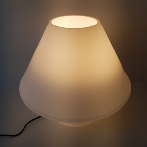 Elegant mid-century mushroom lamp, Glashütte Limburg, Germany 70s