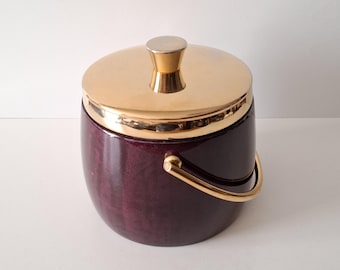 Mid-century designer ice bucket by Aldo Tura, model no. 950, Italy, 1960s
