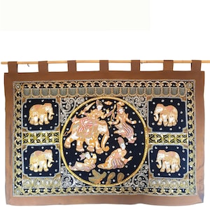 Kalaga | Tapestry | Tapestry with sequins and glass beads handmade Burma 94 x 141 cm
