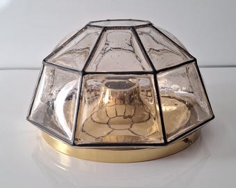 Mid-Century Modern wall or ceiling light by Glashütte Limburg, model A 507