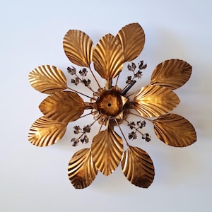 Hans Kögl wall or ceiling light in Hollywood Regency style from the 1970s