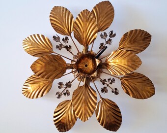 Hans Kögl wall or ceiling light in Hollywood Regency style from the 1970s