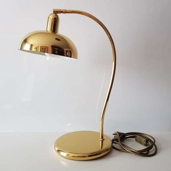 Beautiful modern table lamp made of brass Germany 70s