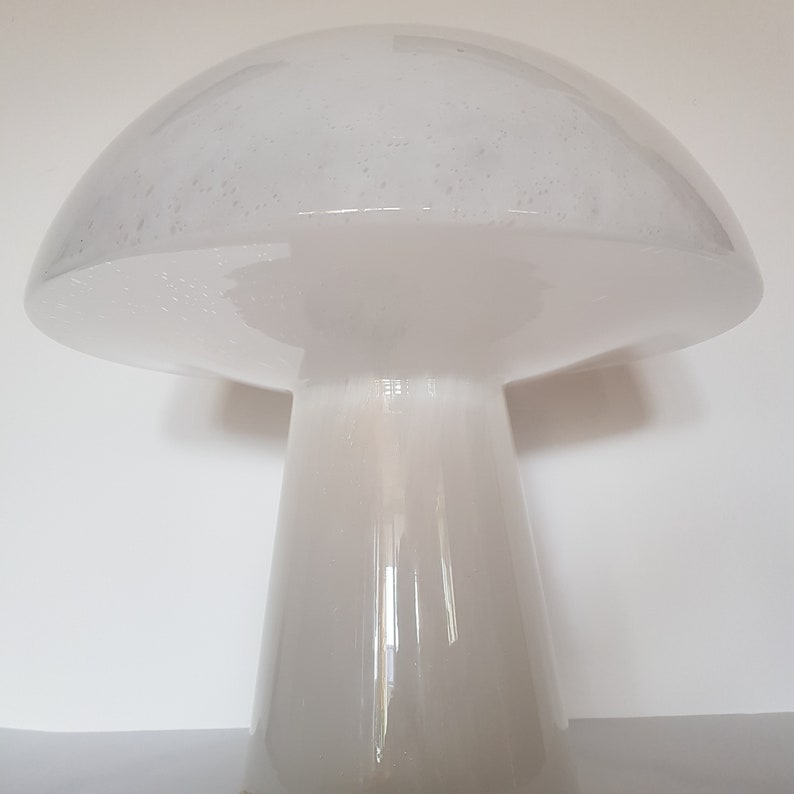 Extra large table lamp made of mouth-blown Murano glass, Limburg Germany 70s image 3