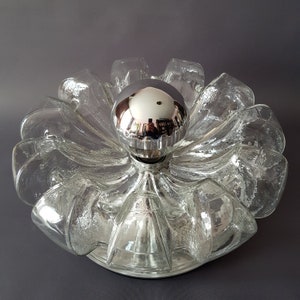 Very rare and extra large Peill & Putzler wall lamp ceiling lamp Germany 70s