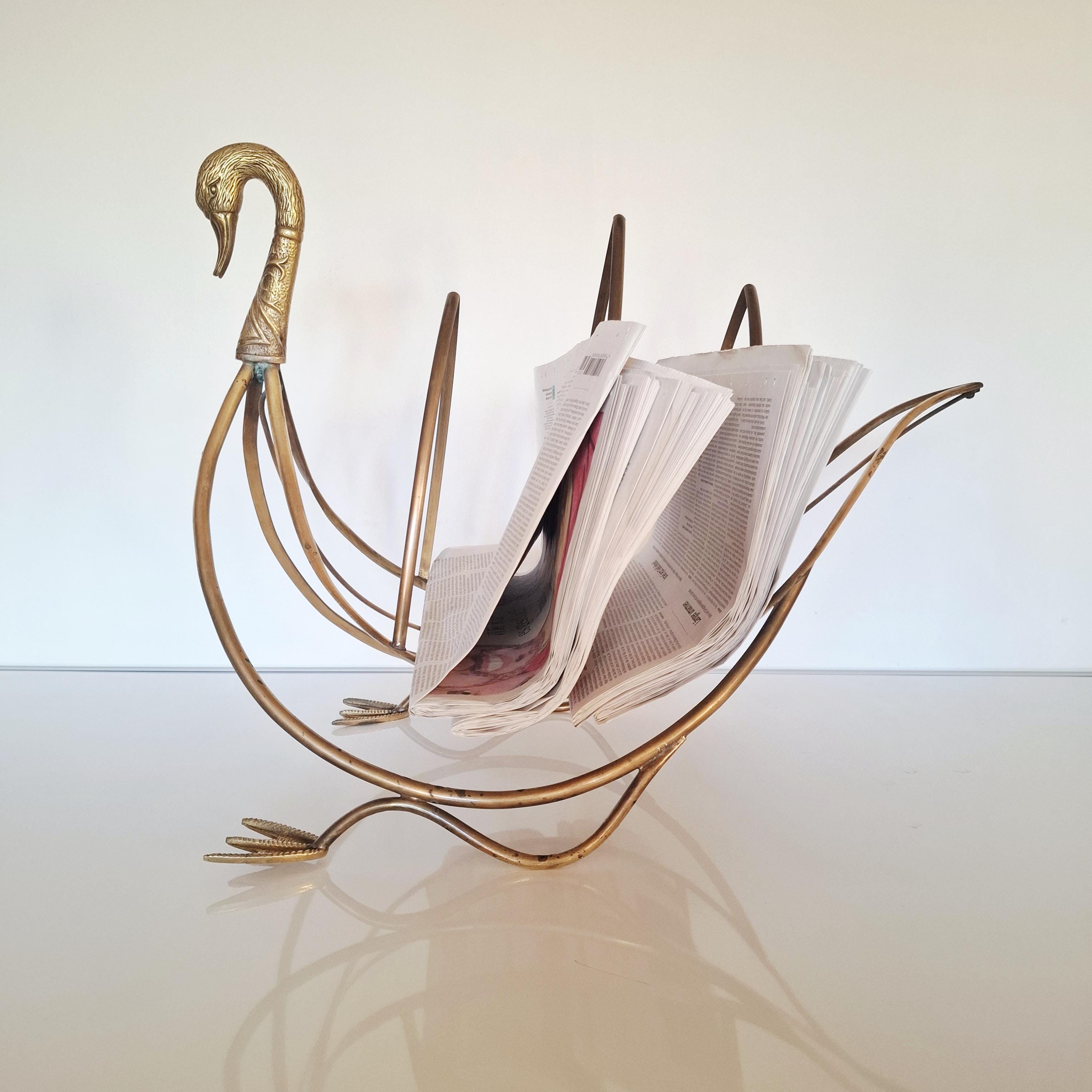 Swan magazine rack - Etsy 日本