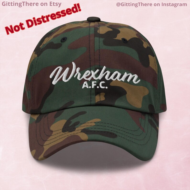 Dad Hat Original Wrexham AFC Hat Etsy