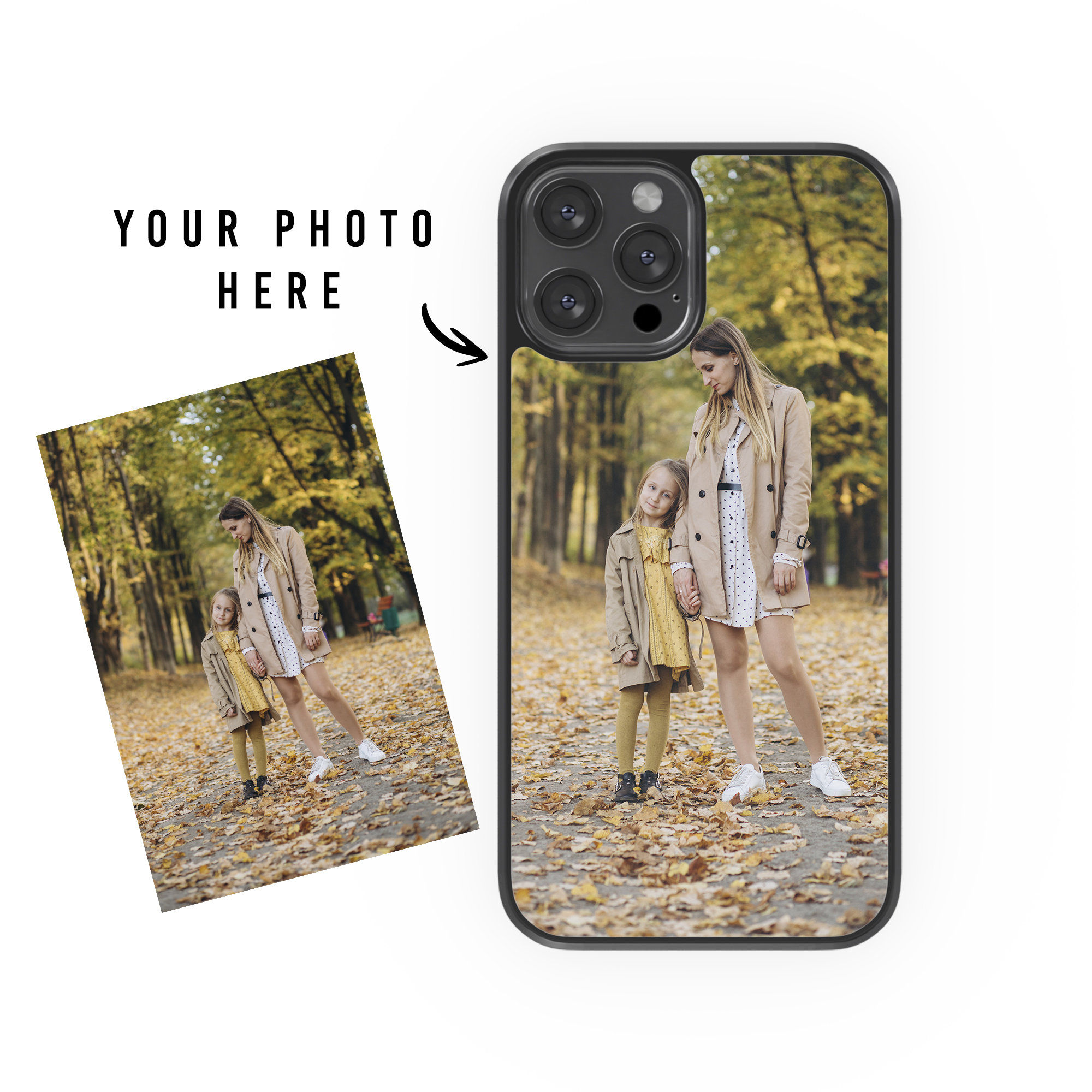 PERSONALISED Photo phone case silicone rubber custom cover for apple iPhone  8 11 12 13 14 15 Pro X XR Xs Max 2022 Samsung S21 S22 S23 Ultra