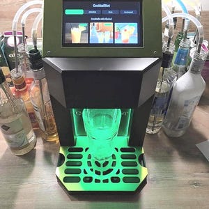 Bygginstruktioner för CocktailBot | DIY-cocktailmaskin | Steg-för-steg-PDF | Raspberry Pi-projekt | Bygg din egen partypryl (tyska och engelska)
