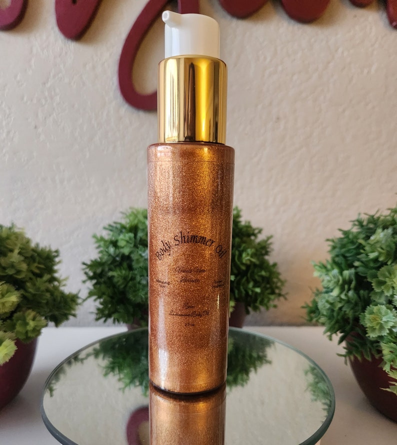 Body Shimmer Oil Etsy