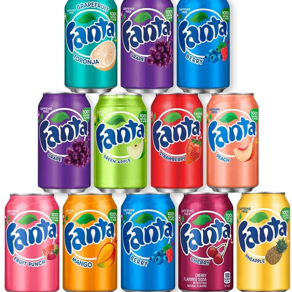 Fanta Mixed 5 Can Selection