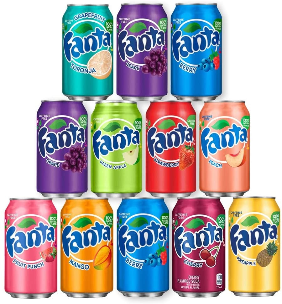 Fanta Mixed 5 Can Selection SALE Etsy UK