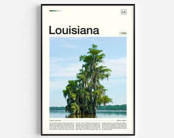 Louisiana Wall Art, Louisiana Print, Louisiana Poster, Louisiana Art Print, Louisiana Travel, Louisiana Photography, Travel Gift