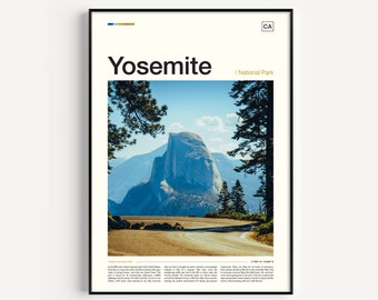 Yosemite Poster, Yosemite Print, Yosemite Wall Art, Yosemite Art Print, Travel Print, Travel Photo, National Park Print, Yosemite Photo
