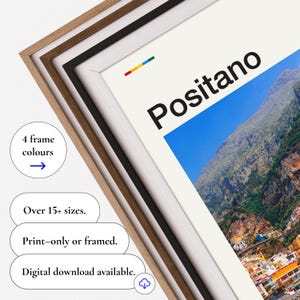 Positano Print, Positano Poster, Positano Wall Art, Positano Art Print, Positano Artwork, Positano Photo, Italy Print, Italy Poster image 4