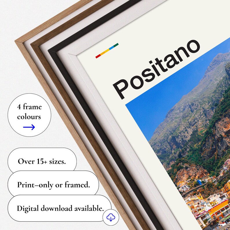Positano Print, Positano Poster, Positano Wall Art, Positano Art Print, Positano Artwork, Positano Photo, Italy Print, Italy Poster image 4