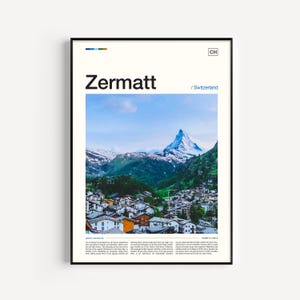 Zermatt Print, Zermatt Poster, Zermatt Travel Poster, Zermatt Wall Art, Zermatt Art Print, Zermatt Decor, Zermatt Photography Zermatt Travel