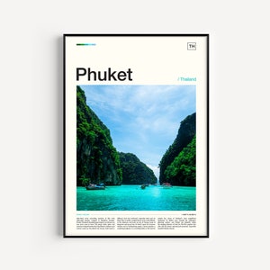 Konsttryck i Phuket, Thailand: Resefotografiposter