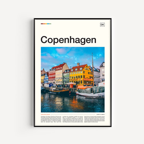Copenhagen Poster Etsy