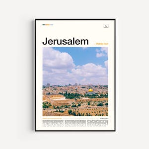 Impresión de Jerusalén, póster de Jerusalén, arte mural de Jerusalén, impresión artística de Jerusalén, obra de arte de Jerusalén, foto de Jerusalén, viajes a Jerusalén, arte de viajes