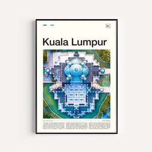 Kuala Lumpur Print, Kuala Lumpur Poster, Malaysia Wall Art, Malaysia Art, Kuala Lumpur Décor, Kuala Lumpur Skyline, Kuala Lumpur Gift