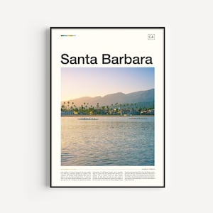 Santa Barbara Print, Santa Barbara Poster, Santa Barbara Art Print, Santa Barbara Wall Art, Santa Barbara Photo, Santa Barbara Travel