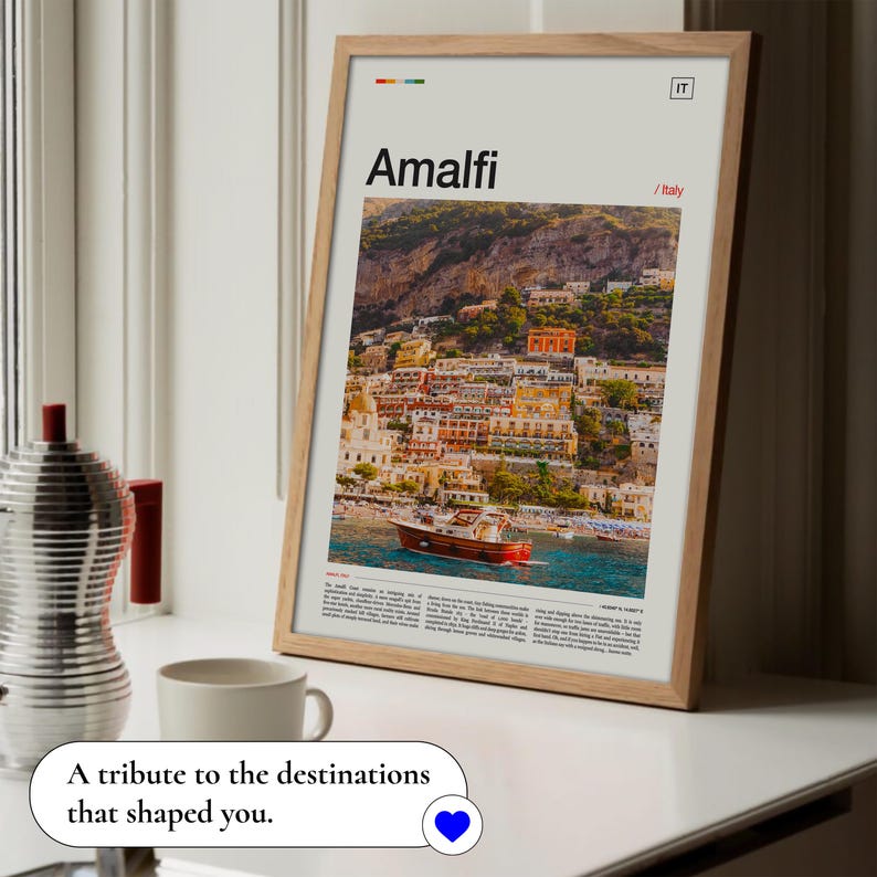 Amalfi Print, Amalfi Poster, Amalfi Wall Art, Amalfi Art Print, Italy Art Print, Amalfi Coast Print, Amalfi Coast Art, Italy Poster image 3
