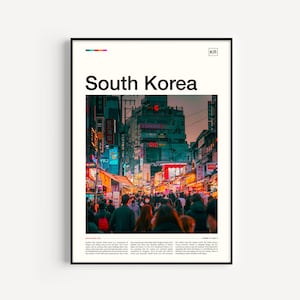South Korea Print, South Korea Poster, South Korea Art, South Korea Wall Art, South Korea Photo, Korean Photography, Korean Print Korean Art