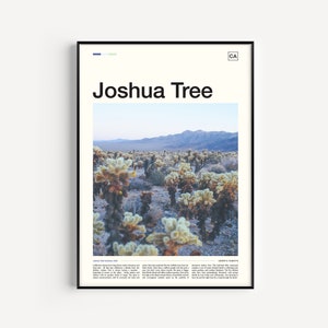 Joshua Tree Print, Joshua Tree Art, Joshua Tree Poster, Joshua Tree National Park Print, Joshua Tree Wall Art, Joshua Tree Decor