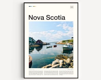 Resetryck i Nova Scotia, kustkonst, dekor med reslust