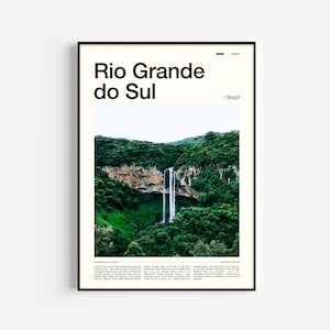 Rio Grande do Sul Poster, Rio Grande do Sul Print, Brazil Poster, Brazil Art, Brazil Wall Art, Brazil Print, Brazil Photography Brazil Decor