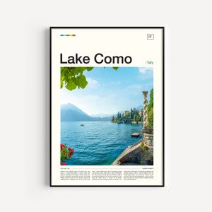 Lake Como Poster, Italy Art, Italy Poster, Italy Gift, Italy Print, Italy Wall Art, Italy Travel Poster, Lake Como Print, Lake Como Art