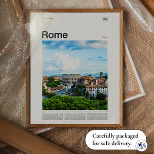 Rome Print, Rome Poster, Rome Wall Art, Rome Travel Poster, Rome Art Print, Rome Italy Print, Italy Wall Art, Italy Poster, Ancient Rome image 6