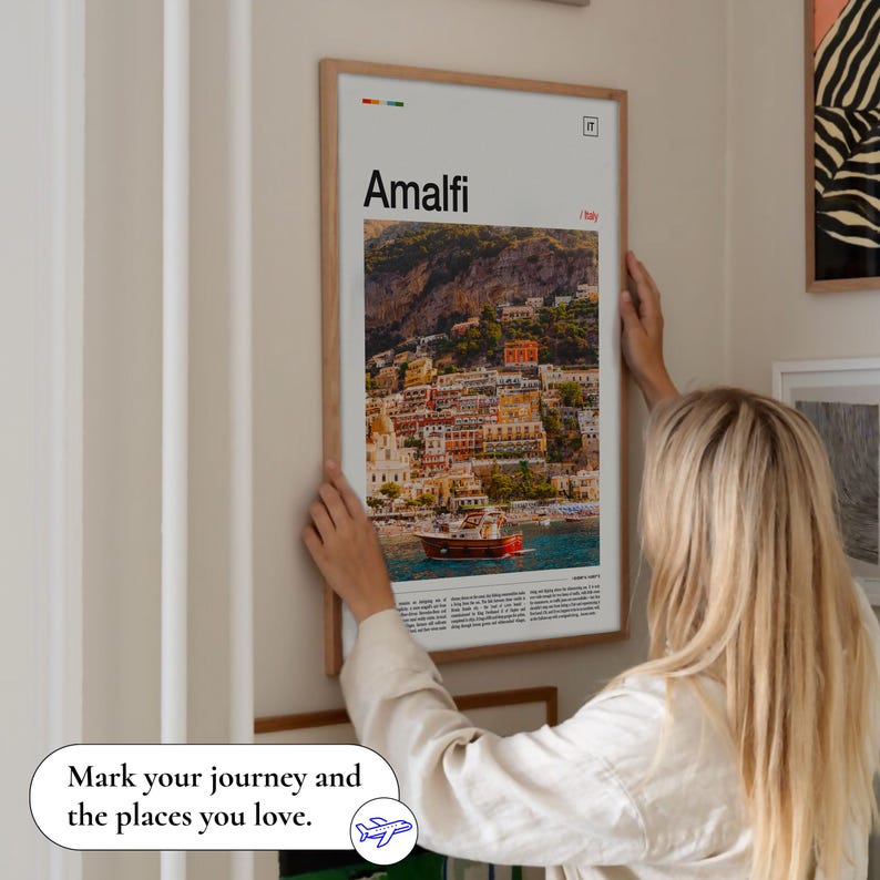 Amalfi Print, Amalfi Poster, Amalfi Wall Art, Amalfi Art Print, Italy Art Print, Amalfi Coast Print, Amalfi Coast Art, Italy Poster image 2