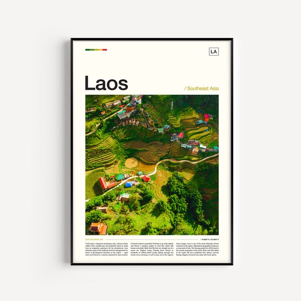 Laos Print, Laos Poster, Laos Wall Art, Laos Art Print, Laos Photo, Laos Photography, Laos Travel Print, Laos Artwork, Laos Decor, Laos Asia