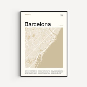Impressão de mapa de Barcelona, pôster de Barcelona, mapa de Barcelona, impressão de Barcelona, arte de parede de Barcelona, impressão de arte de Barcelona, pôster de mapa, arte de parede de mapa