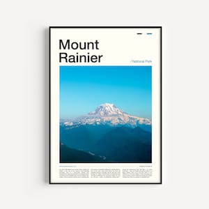 Mount Rainier Print, Mount Rainier Poster, Mount Rainier Photography, Mount Rainier Wall Art, Mount Rainier Art Print, Washington Print