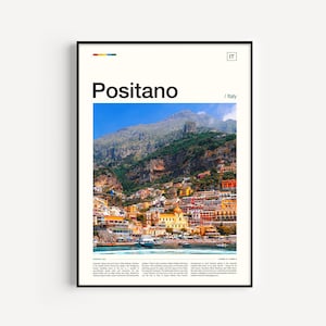 Positano Print, Positano Poster, Positano Wall Art, Positano Art Print, Positano Artwork, Positano Photo, Italy Print, Italy Poster image 1