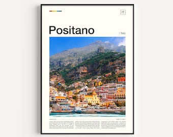 Impresión de Positano, póster de Positano, arte mural de Positano, impresión artística de Positano, obra de arte de Positano, foto de Positano, impresión de Italia, póster de Italia