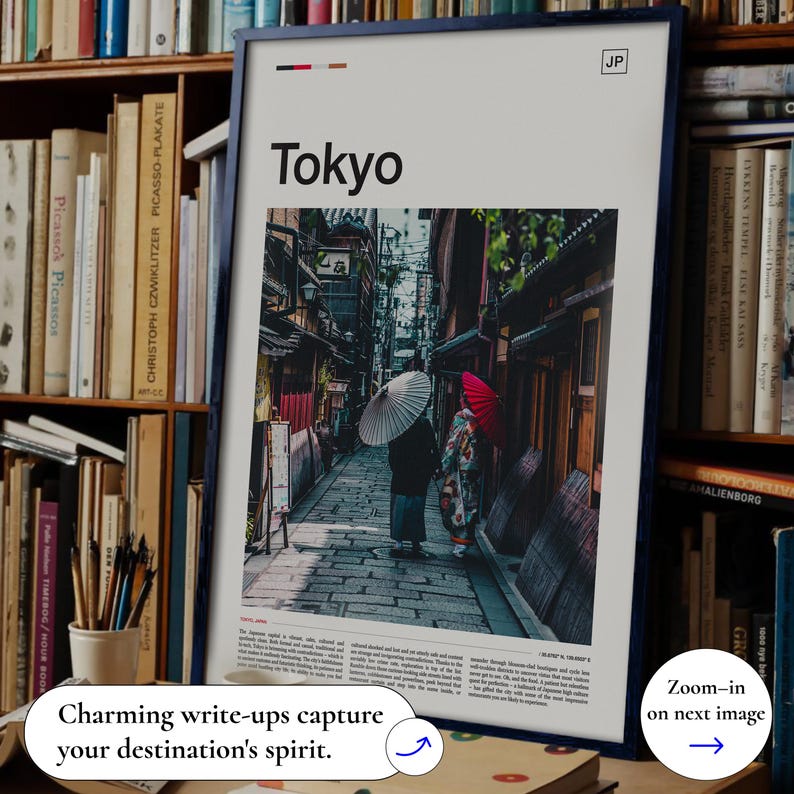 Tokyo Print, Tokyo Poster, Tokyo Wall Art, Tokyo Artwork, Tokyo Art Print, Japan Poster, Japan Print, Kyoto Print, Kyoto Travel image 8