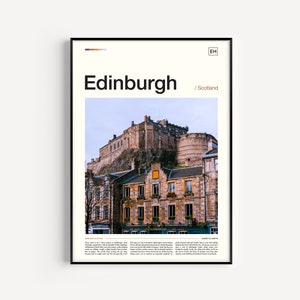 Edinburgh Print, Edinburgh Wall Art, Edinburgh Art, Edinburgh Poster Scotland Photography Edinburgh Castle Edinburgh Skyline Scotland Poster